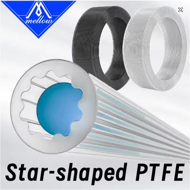 Mellow Star Shaped PTFE Tube For 3D Printer